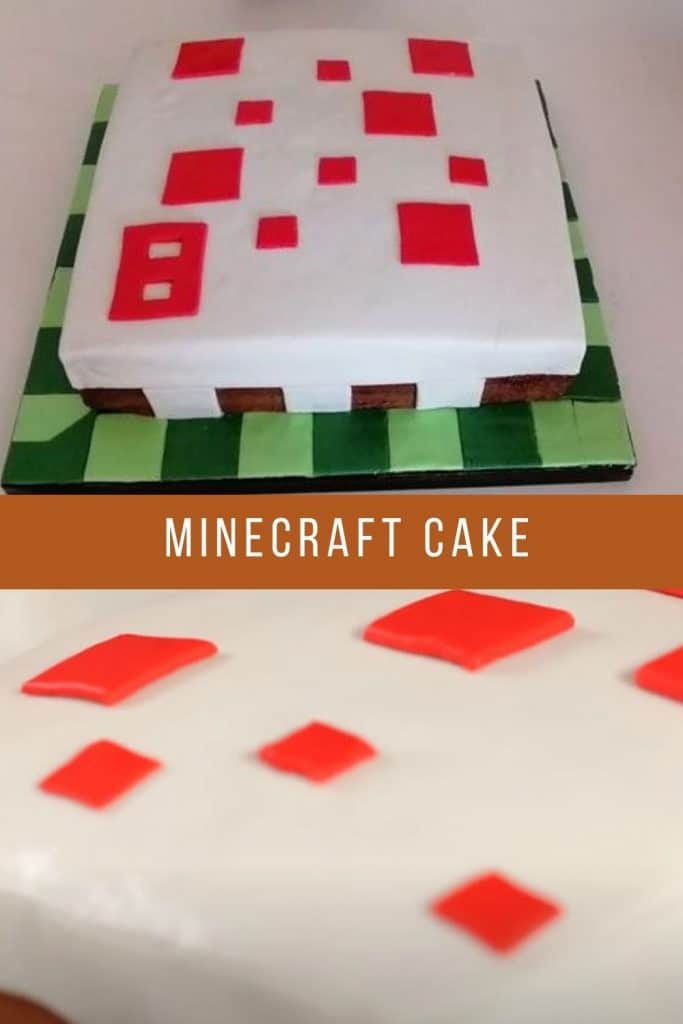 How to make a real Minecraft cake - easy recipe