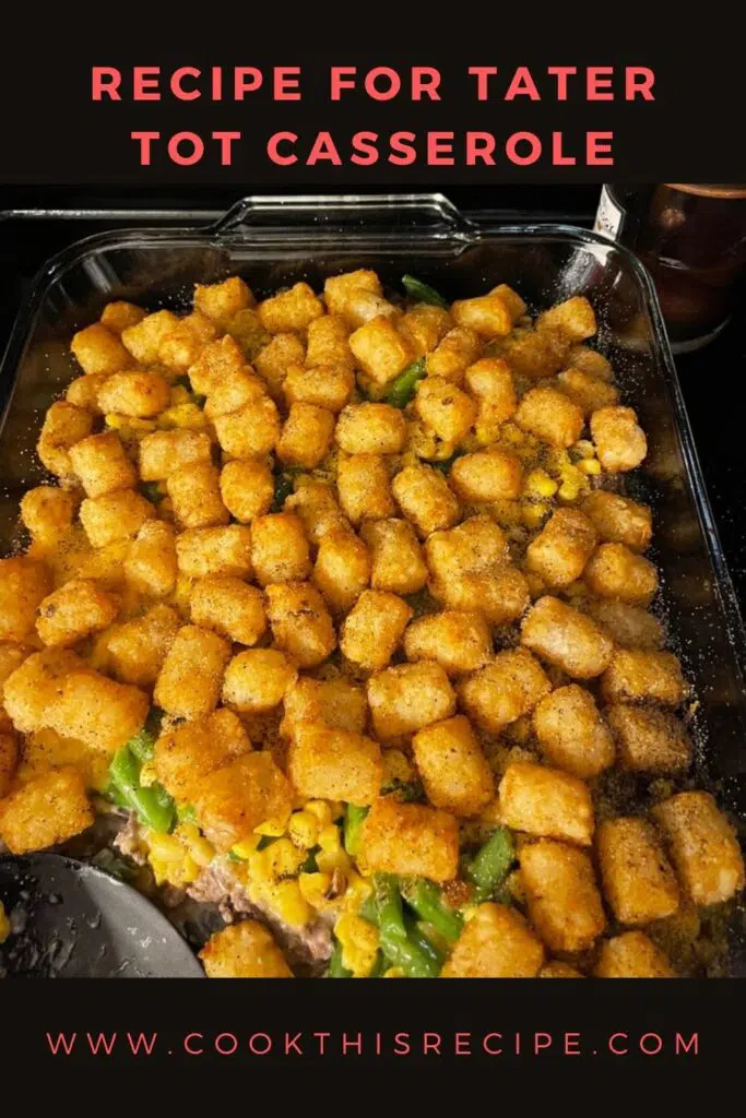 Without a doubt, the BEST Tater Tot Casserole recipe is available! Layers of incredible flavor combine to create an...